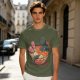 Godzilla in spicy ramen bowl graphic tee