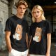 Olive T-Shirt With Cute Hamster In Paper Bag Print