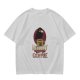 Olive Graphic T-Shirt With Crow Coffee Mug 'Too Murdery Coffee' Print