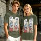 Shark seafood diet meme graphic t-shirt