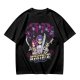Olive Graphic Tee with Anime Hunter Characters and Huntr/X Text