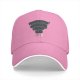 Black baseball cap with stacked cat graphic and 'FREE' text