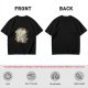 Olive green graphic t-shirt with good friends donut and coffee print