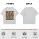Olive Green T-Shirt With Three Panel Cartoon Monkey Head Print