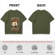 Olive Graphic T-Shirt With Sarcastic Email Cartoon Print