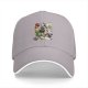 Black Baseball Cap With Cute Cats Cooking Food Graphic
