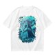 Olive Green T-Shirt With Mystical Ancient Tree Face Print