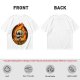 Olive T-Shirt With Roast In Peace Flaming Skull Graphic