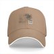 Black baseball cap with grumpy coffee cup graphic design