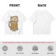 Beer Mug with Golden Ratio Graphic Novelty T-Shirt Print