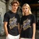Olive Street Fighter Graphic T-Shirt with Fighting Character Art