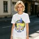 Olive T-Shirt with Dark Magician Girl Anime Graphic Print