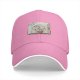Black Baseball Cap With Elephant In Box Graphic Print