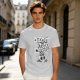 Olive Graphic T-Shirt With 'Damn Fine Coffee' Skull Mug Print
