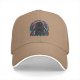 Black Baseball Cap with Dark Psychedelic Monster Graphic Print