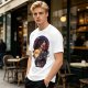 Attack on Titan themed graphic tee with anime character artwork