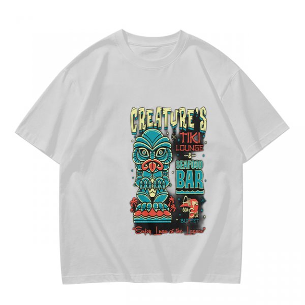 Creature's Tiki Lounge Seafood Bar Graphic T-Shirt