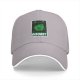 Black baseball cap with green 'DISOBEY' portrait graphic