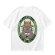 Olive green Totoro graphic t-shirt with plant a tree save the forest slogan