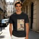 Olive t-shirt with firebender martial arts graphic print