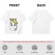Olive T-Shirt With Cute Cartoon Horse Graphic Print
