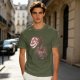 Olive Green T-Shirt With Piranha Plant Graphic Print