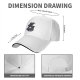 Black baseball cap with witch cat coffee cup 'I need coffee to focus' print