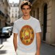 Olive T-Shirt Featuring Calcifer and Soot Sprites Artwork