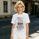 Olive t-shirt with alien cowboy howdy earthlings graphic