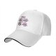 Black baseball cap with cute Mount Fuji character graphic design