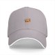 Black baseball cap with small angry pot character graphic