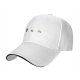 Black Baseball Cap With Small Beer And Drink Motif Embroidery