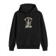 Black hoodie with skeleton graphic and 'CAN'T MOVE' print