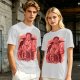 One Piece Shanks Graphic Print Olive T-Shirt