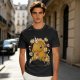 Olive T-Shirt With Cute Gingerbread Unicorn And Christmas Candy Print