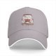 Black Baseball Cap With Cute Sweet Sugar Puffs Drink Graphic