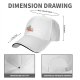 Black baseball cap with cute breakfast food character print