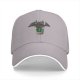 Black Baseball Cap With Toothless Dragon Coffee Cup Print