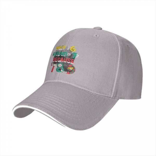 Why Is 6 Afraid Of 7? Because 7 8 9 Funny Math Cap