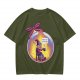 Olive Christmas Elf Ornament T-Shirt with 'This is Xmass' Print