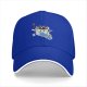 Black Baseball Cap With Raccoon Skateboarding Graphic