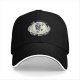 Black baseball cap with vintage Gas Lighting since 1800s graphic