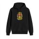 Black hoodie with retro mushroom have a nice trip graphic