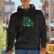 Black hoodie with Final Fantasy Barret and Cloud sewer scene graphic