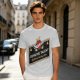 Olive green t-shirt with sarcasm genuine talent unfiltered mocking beer print