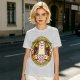 Otter with Straw Hat Graphic Tee Design