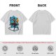 Olive T-Shirt With Fantasy Martial Artist Silhouette Graphic