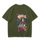 Olive t-shirt with Doctor Who themed Whov-Os cereal print