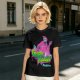 Olive T-Shirt with Neon Pink Ghostface 'The Fresh Killer' Print