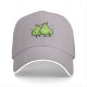 Black Baseball Cap With Funny Cartoon Pears Graphic